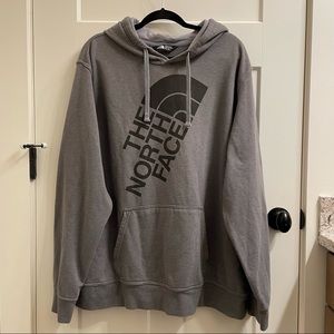 Gray North Face Hoodie